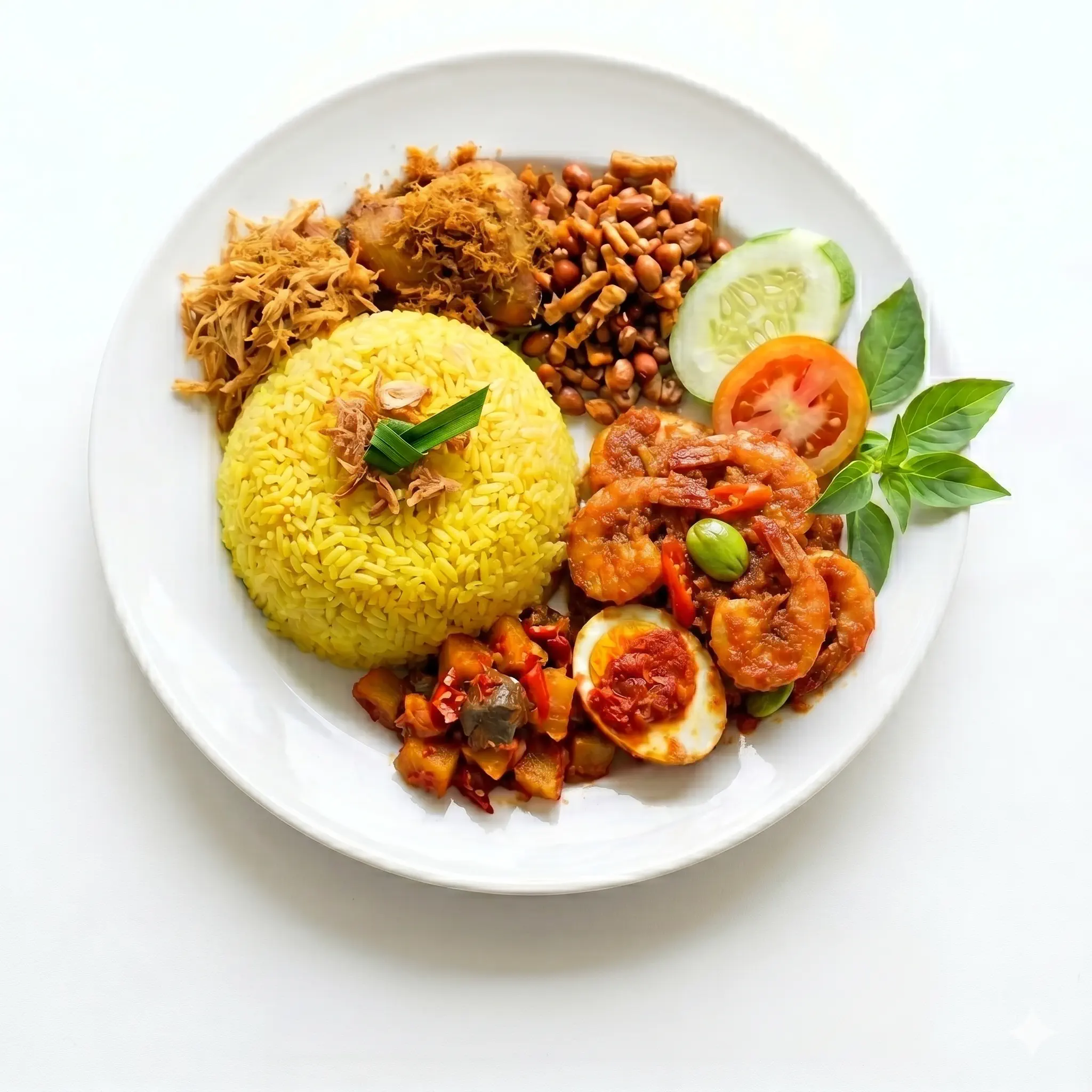 Nasi Kuning Udang
